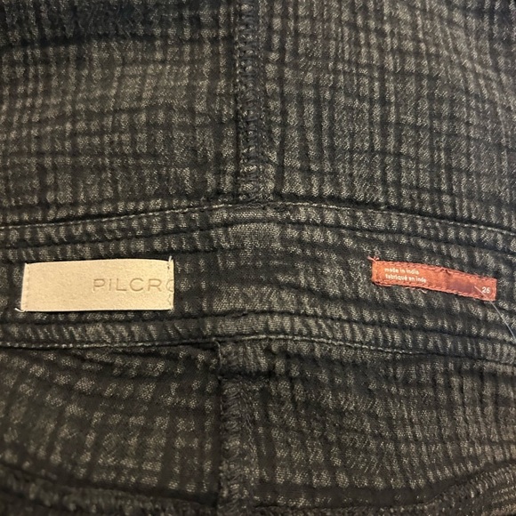 Anthropologie Pilcro Painters Overalls Gauzey Jumpsuit Black Slouchy Oversize 26 - Picture 10 of 12